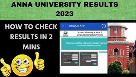 Anna university result 2023 !! how to check it fast ? 1st semester result update