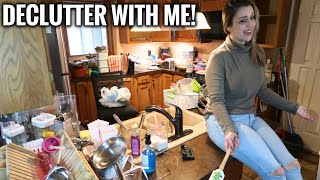 EXTREME KITCHEN DECLUTTER | Whole Kitchen Declutter With Me + Decluttering Mistakes to Avoid!