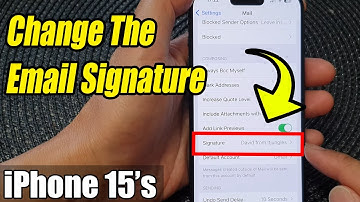 iPhone 15/15 Pro Max: How to Change The Email Signature