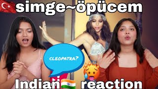 Indian🇮🇳girls reaction on Turkish 🇹🇷song \\Simge-Öpücem\\Cleopatra of Türkçe #tepkivideosu