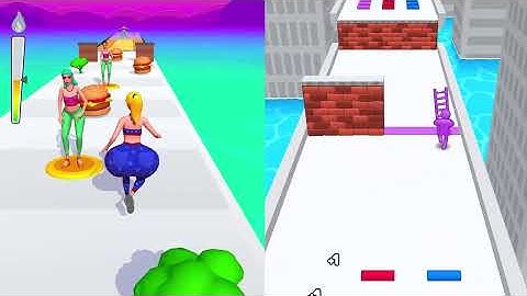 Twerk Run Vs Ladder Master Runner💚💚💚Walkthrough Max Gameplay FG2566