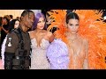 2019 Met Gala: Watch Kendall and Kylie Jenner Arrive in Bright Colors with Travis Scott