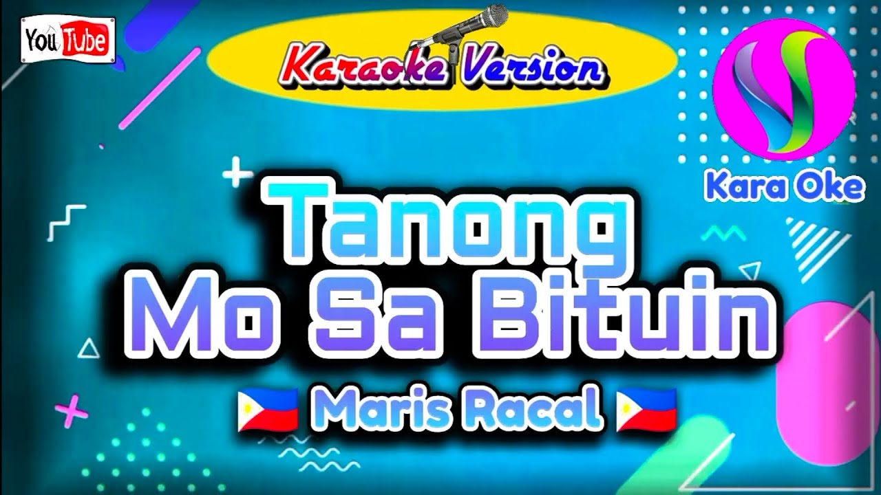 Tanong Mo Sa Bituin - Mariz Racal Karaoke 📖🎤 #Kara_Oke - YouTube