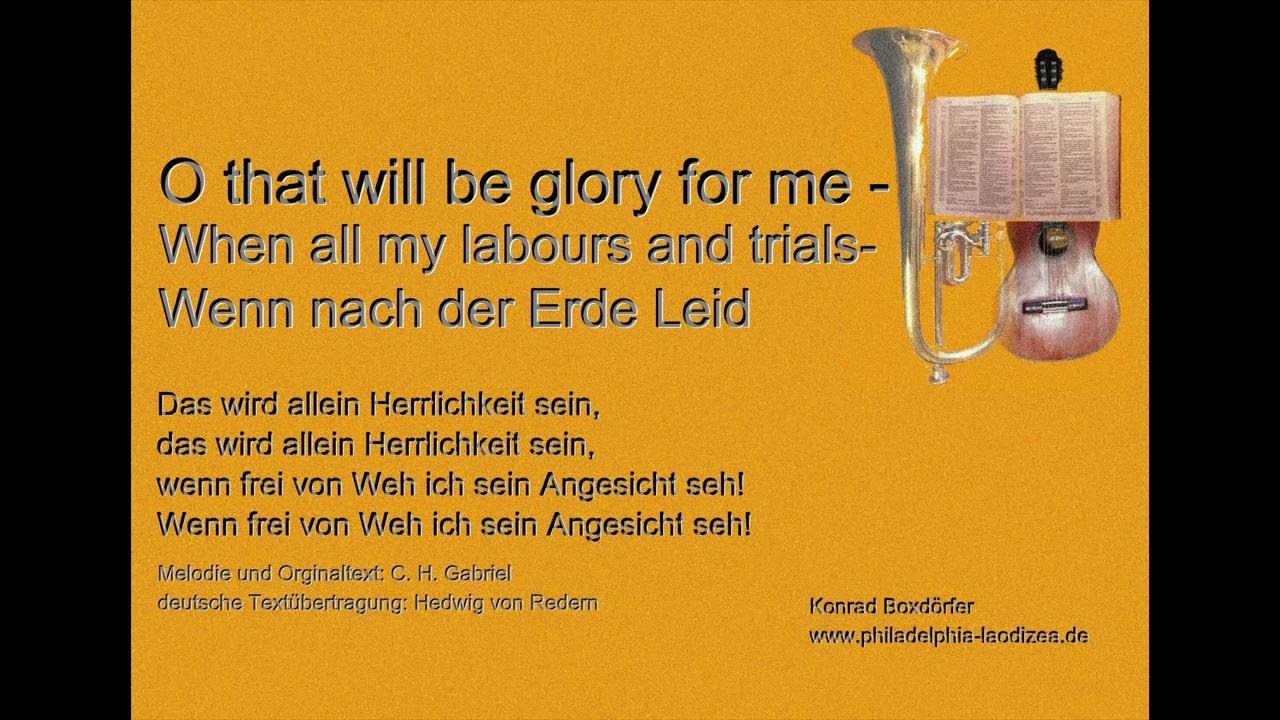 Wenn Nach Der Erde Leid Arbeit Und Pein www.youtube.com