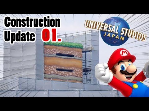 Usj新エリア Super Nintendo World 建設風景 2019 08 24 Youtube