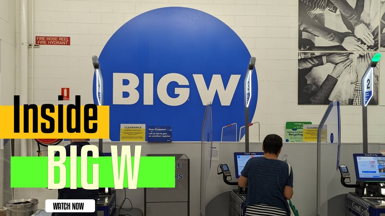 Inside BIG W Australia walkingtour YouTube