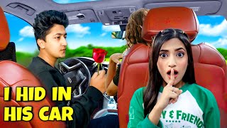 I Hid In His Car 🚗 For 24 Hours And He Had No Idea 😭 | SAMREEN ALI