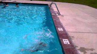 Kira  Hart swimming