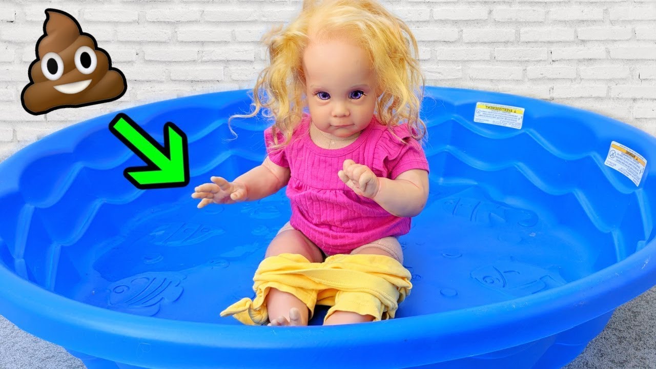 Reborn Toddler Girl Pees In The Pool And Instantly Regrets It