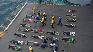 How US Aircraft Carriers Handle Onboard DISASTERS..