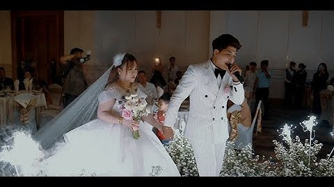 Chú Rể Hát May Mắn Khi Có Em Tặng Cô Dâu Ngày Cưới !