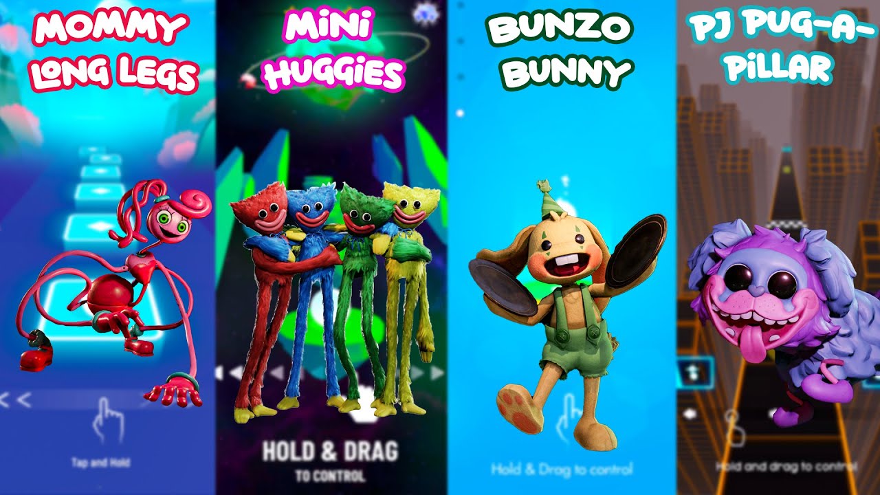 Brinquedo De Brincar Pj Pug-a-pillar E Bunzo Bunny Poppy De