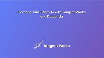 Elevating Time Series AI with Tangent Works and Databricks