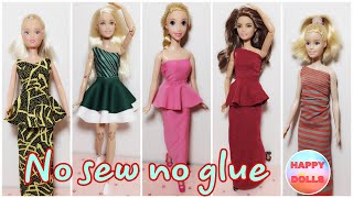 No sew glue #dolls #barbie ...