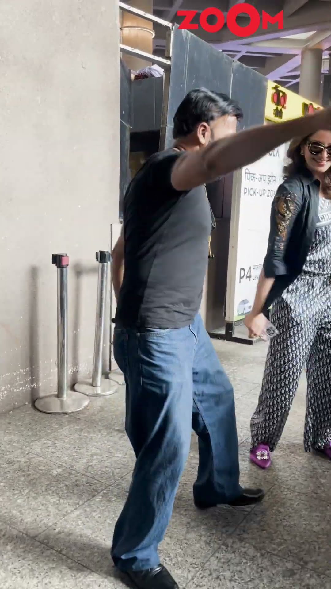 Urvashi Rautela seen VIBING with a pap on her song Dabidi Dibidi ? #urvashirautela #shorts