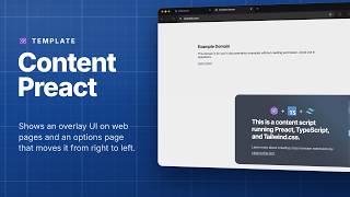 Information Content Preact template for browser extensions Update