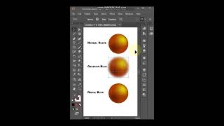 Blur Effect | Adobe Illustrator cc2018 | #design #graphicsdesign #adobe #graphics #blur #illustrator