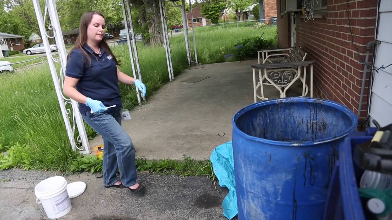 Dump or treat standing water to prevent mosquitoes