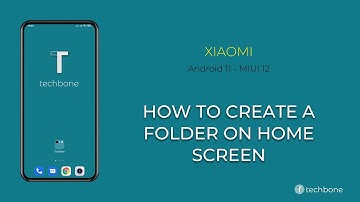 How to Create a Folder on Home screen - Xiaomi [Android 11 - MIUI 12]