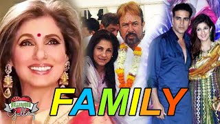 Dimple Kapadia Family With Parents, Husband, Daughter, Brother & Sister