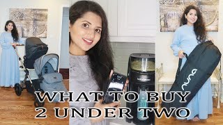 PREPARING FOR 2 UNDER TWO | WHAT TO BUY FOR 2 BABIES