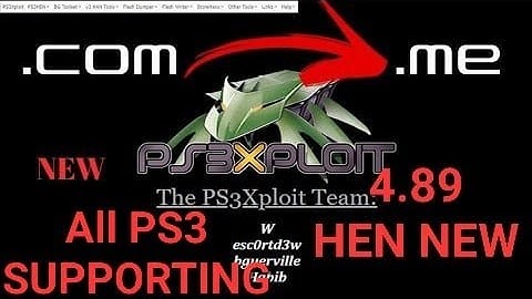 PS3 4.89 JAILBREAK NEW MODEL(Welcome back xploit)