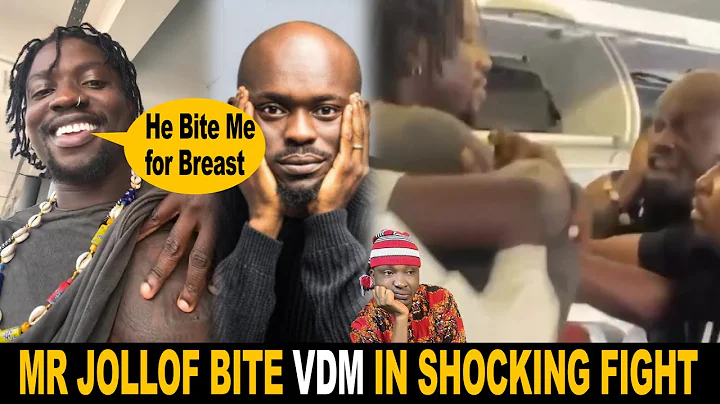 Mr Jollof BITES Verydarkman in SHOCKING Flight FIGHT