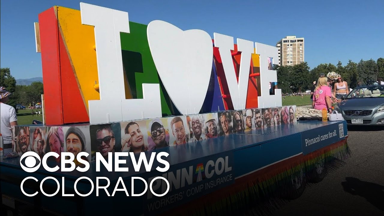 Thousands of Coloradans line up for 50th Denver Pride Fest Parade - YouTube