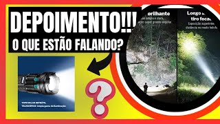 LANTERNA LED TÁTICA T9 MILITAR RECARREGÁVEL REVIEW 🔦⚡ ULTRA POTENTE LONGO ALCANCE