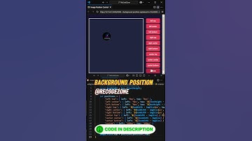 The BEST Way to Learn CSS Background Position | Recodezone0009