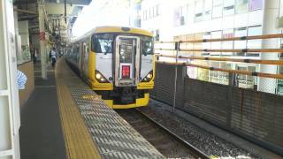 E257系特急あやめ祭り号千葉駅発車 2017/6/3