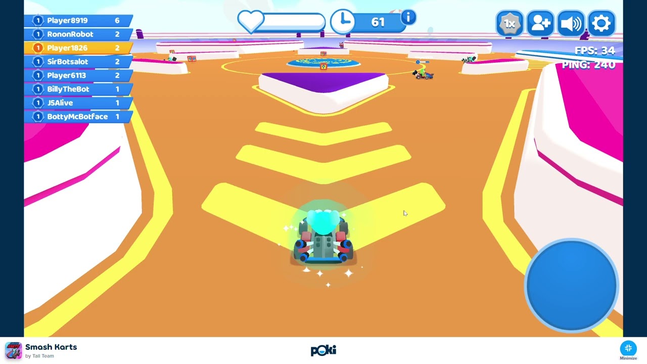 SmashKarts.io - Play SmashKarts.io Game online at Poki 2