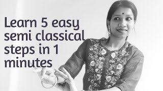5 Easy and Basic Dance Steps | Bollywood | Semi classical | Kathakite | Shrabanti Das