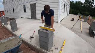 Everything you need to about laying block pillars