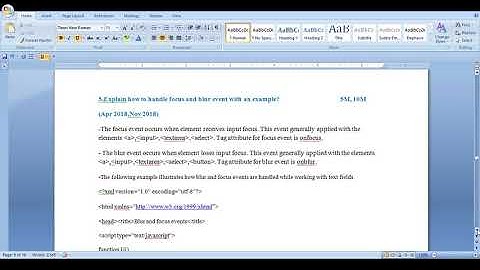 KARNATAKA DIPLOMA SOLVED OLD QUETSION PAPERS OF WEB PROGRAMMING(15CS52T)-UNIT II