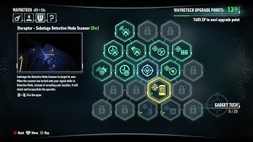 Batman: Arkham Knight - Disruptor Detective Mode Scanner (Gadget Tech Upgrades)