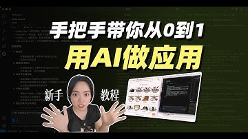 手把手教你用AI做应用！小白也能成功！保姆级教程