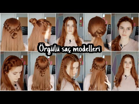 Okul için örgülü saç modelleri 💁🏼‍♀️ Saç modelleri kolay