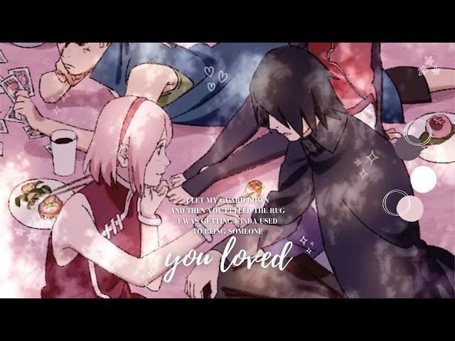 [AMV] SASUKE & SAKURA || SOMEONE YOU LOVED class=