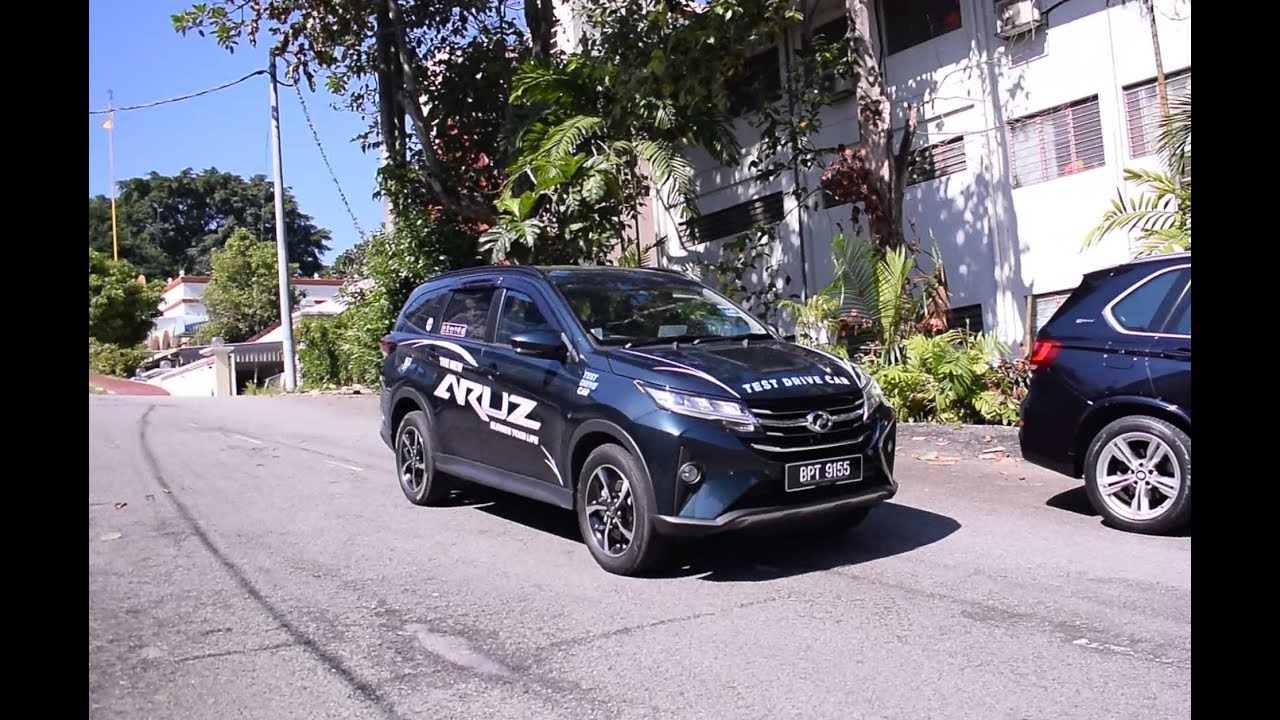 Perodua Aruz Hill Climb & Boot Space  Review - YouTube