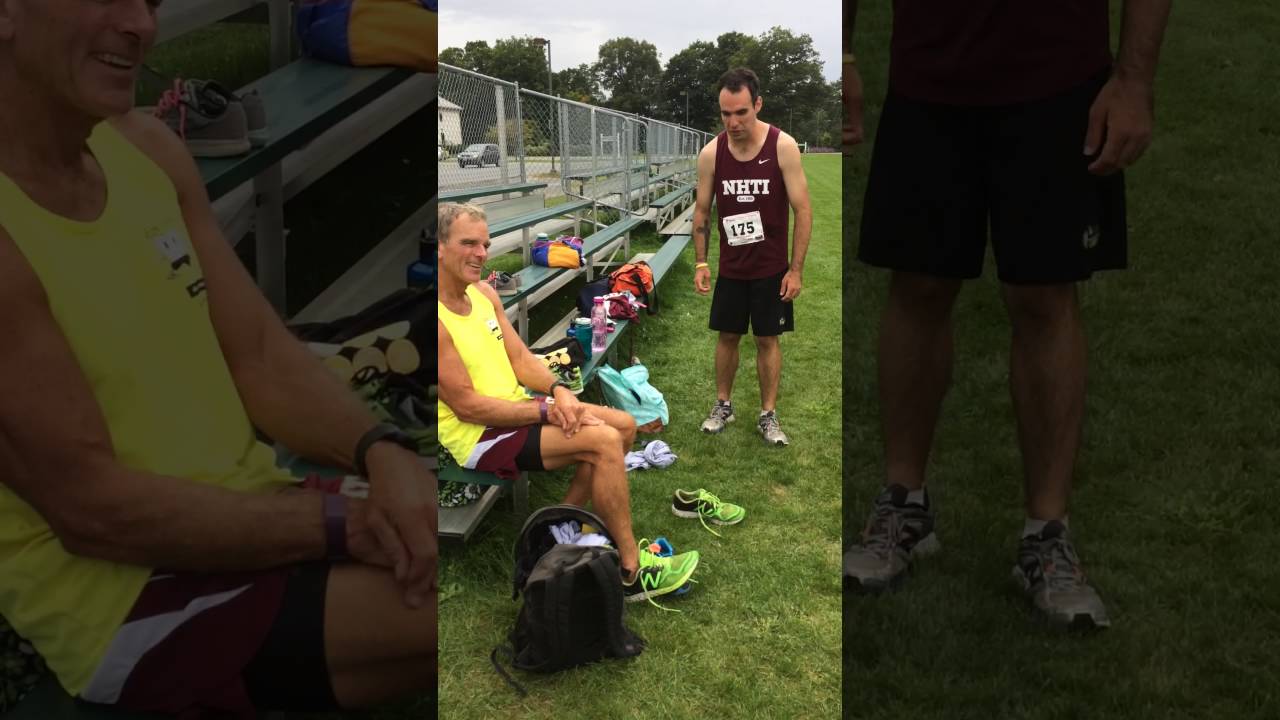 NHTI Runner loses bet and must kiss coach's shoe YouTube