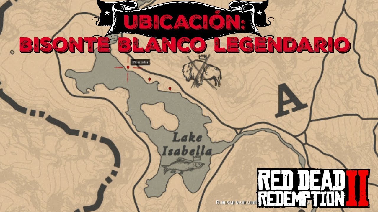 BISONTE LEGENDARIO [RED DEAD REDEMPTION 2] UBICACIÓN EXACTA - YouTube