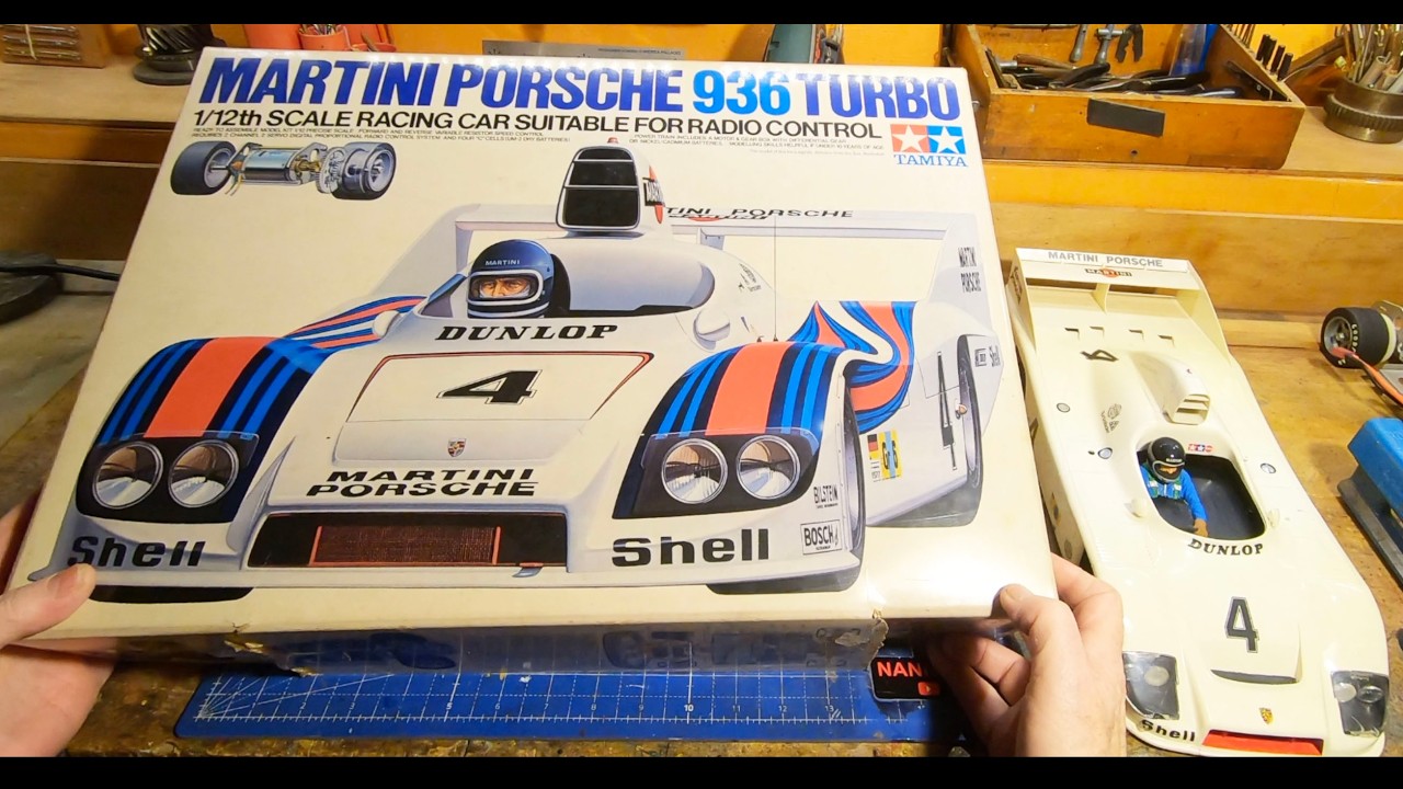 1977年製 ポルシェ935ターボ ラジコン 稼働 TAMIYA 1977年 マルティーニ・ポルシェ・935ターボ 【ラジコンの