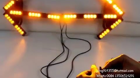 adjustable  LED directional Arrow warning light bars TBE 667-14C4