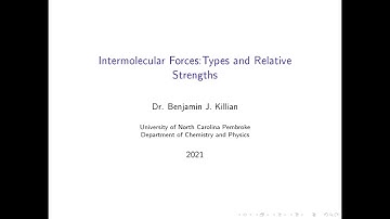 Ch 11 Video 2: Intermolecular Forces