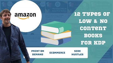 12 Types of KDP No & Low Content Books And Examples for Self Publishing