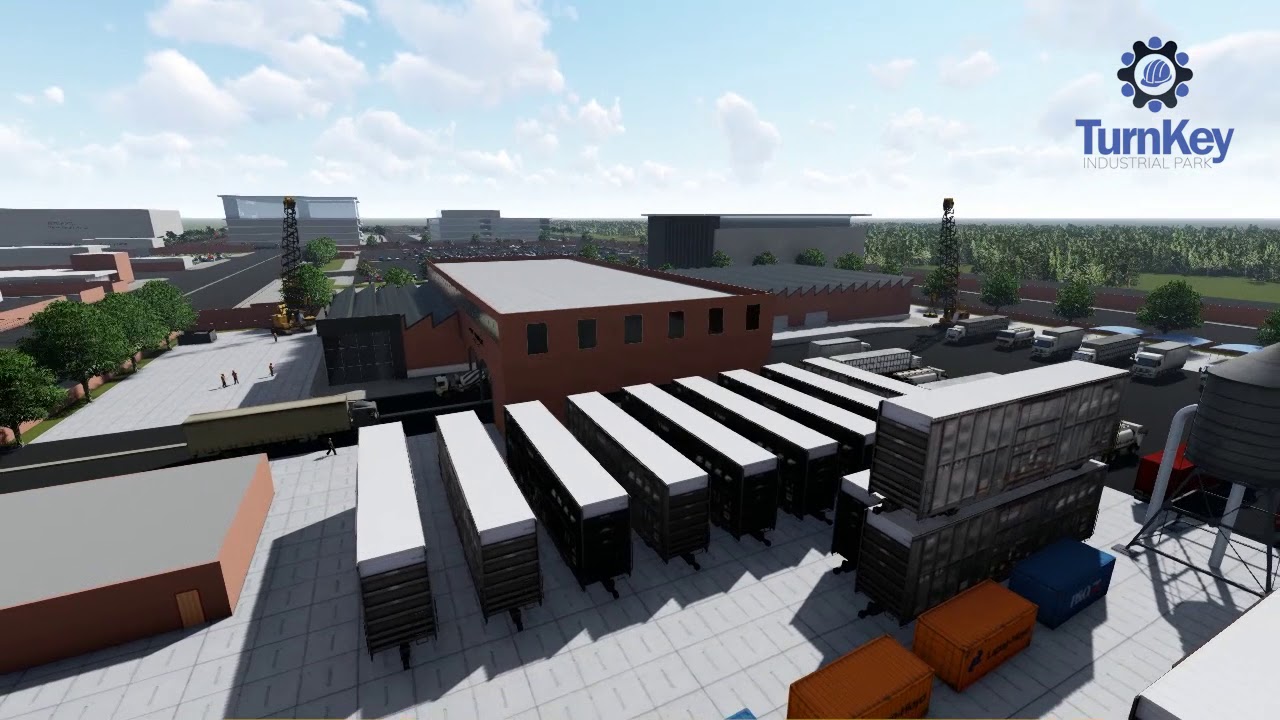 My render of industrial park in nigeria