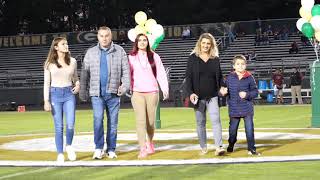 2021 Senior Night Introductions (Grayson) - Football & Cheerleaders