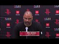 Ime Udoka after Rockets comeback to beat Bucks in Milwaukee 11/9/2025