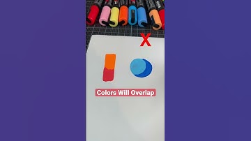 Never Blend Posca Pens This Way! 😡 |  #drawing #posca  #shortsmaschallenge
